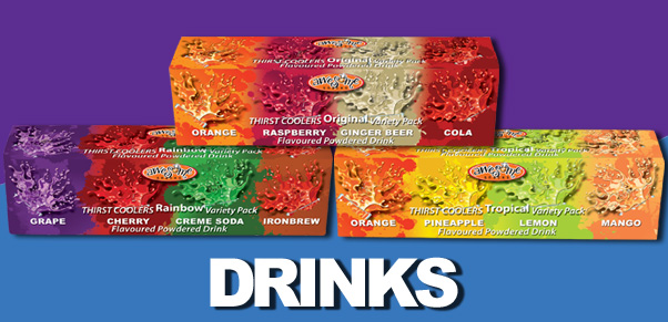 Awesome Snacks Drinks Range