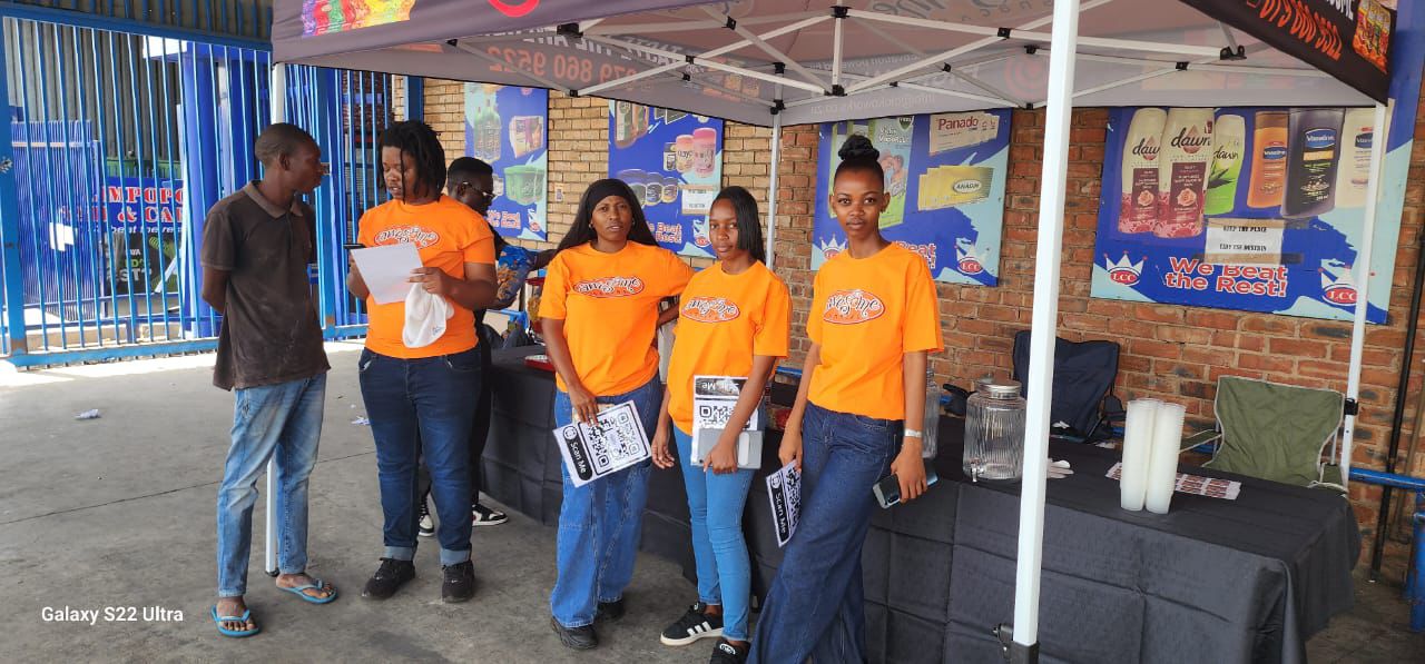 Exterior of Limpopo Cash and Carry where the activation was held